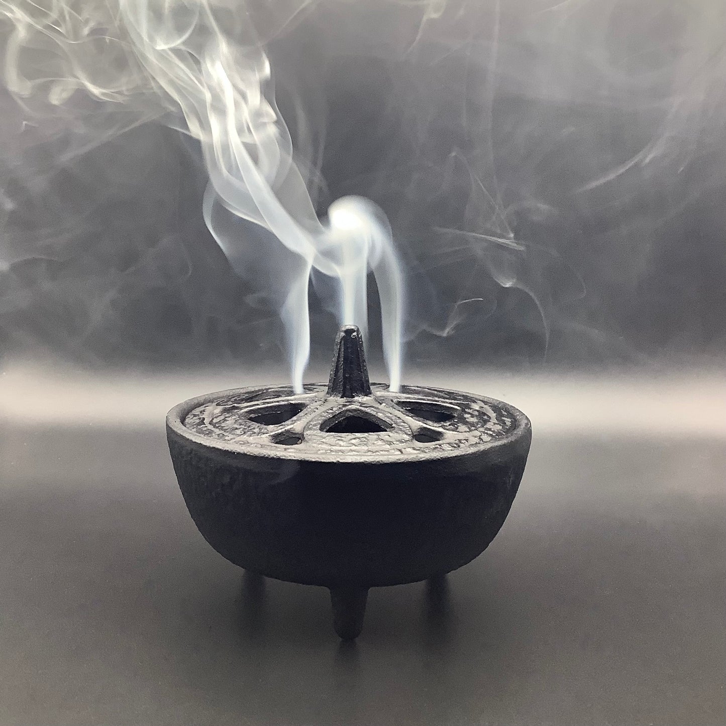 Cast Iron Incense Burner with Lid